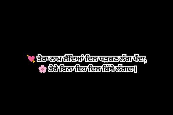 Punjabi Love Shayari