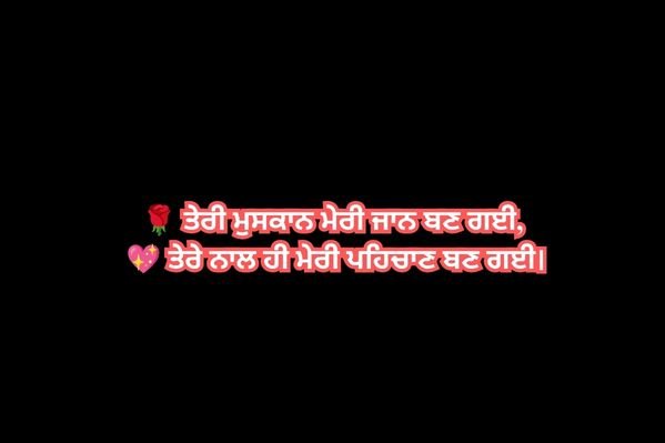 Punjabi Love Shayari