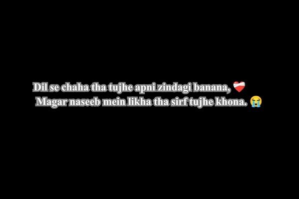 Best Sad Love Shayari 