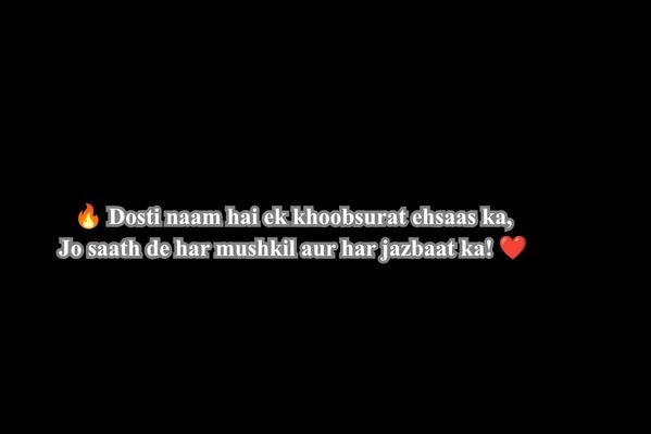 Damdar Dosti Shayari