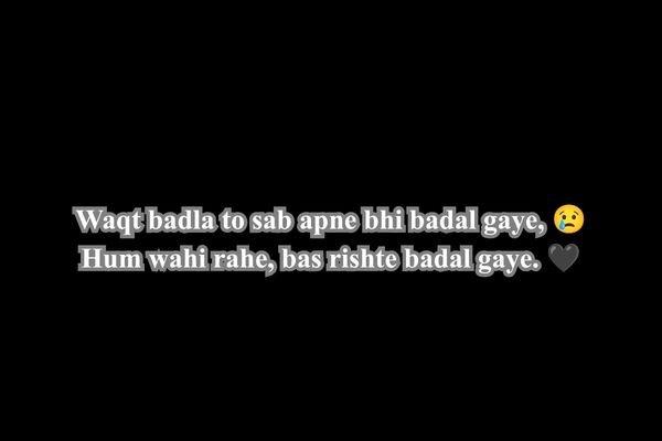2 lines Sad Shayari on Life