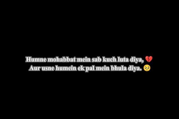 Best Sad Love Shayari 
