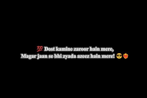 Damdar Dosti Shayari